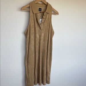 GAP Camel Sleeveless Polo Dress